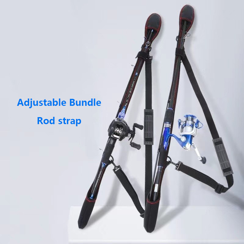 Fishing Rod Case - ปลอกหุ้มคันเบ็ดตกปลาแบบใหม่ กระเป๋าใส่คันเบ็ดแบบพกพา สายรัดคาดเอว อุปกรณ์เสริมสำหรับตกปลา