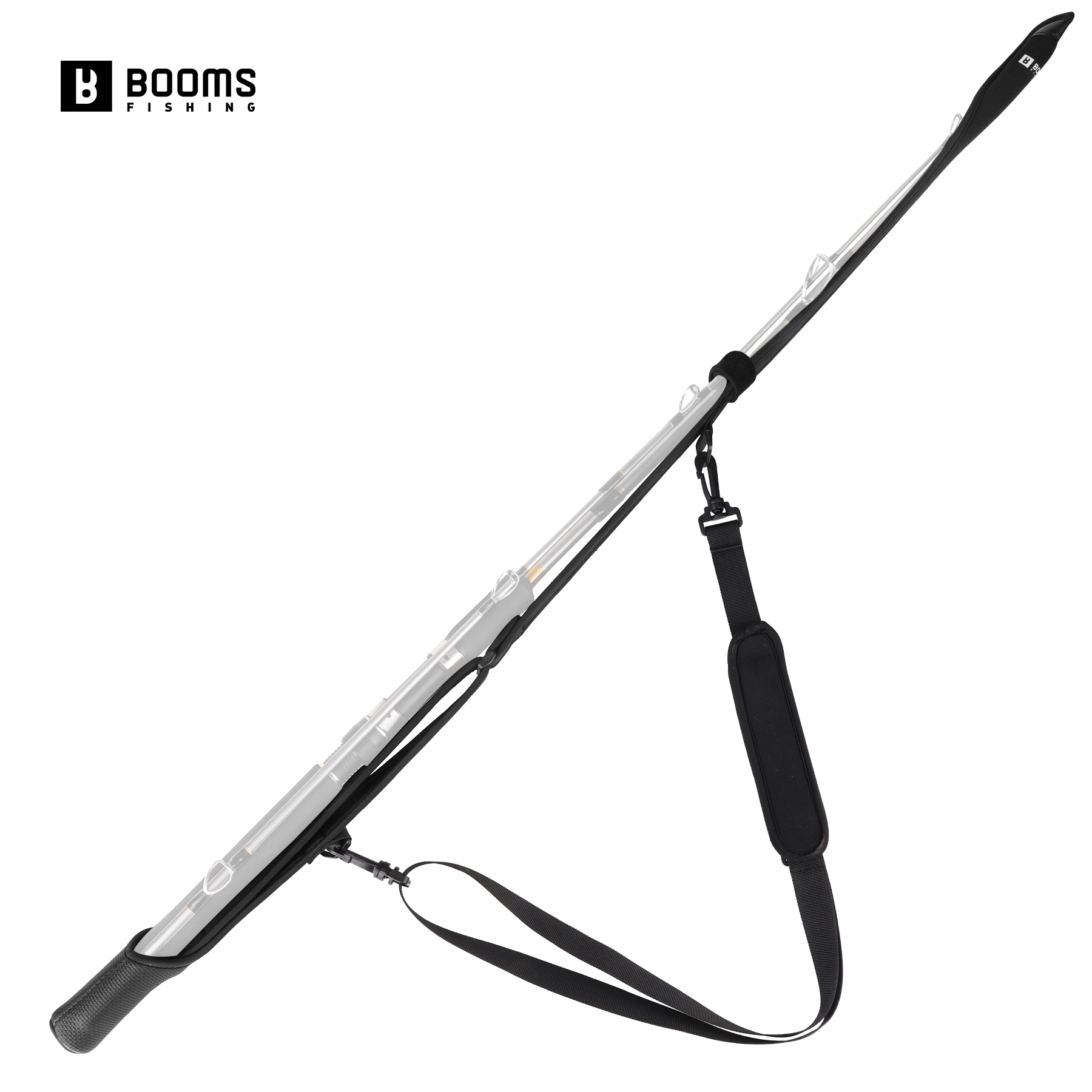 Fishing Rod Travel - ที่เก็บคันเบ็ดตกปลา Booms Fishing RS7 พร้อมสายรัดไหล่ปรับได้ แบบพกพา