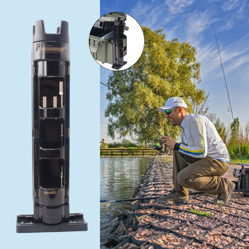 Fishing Rod Rack - ที่วางคันเบ็ดแบบปรับได้ 1 ชิ้น, ที่วางคันเบ็ดแบบถอดได้, อุปกรณ์ตกปลาสำหรับใช้งานกลางแจ้ง