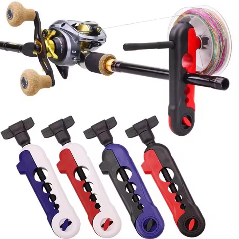 Fishing Rod Travel - เครื่องม้วนสายเบ็ดแบบพกพา ปรับได้สำหรับขนาดต่างๆ ใช้ได้กับรอกเบ็ด บобин รอกม้วนสาย และสายเบ็ด