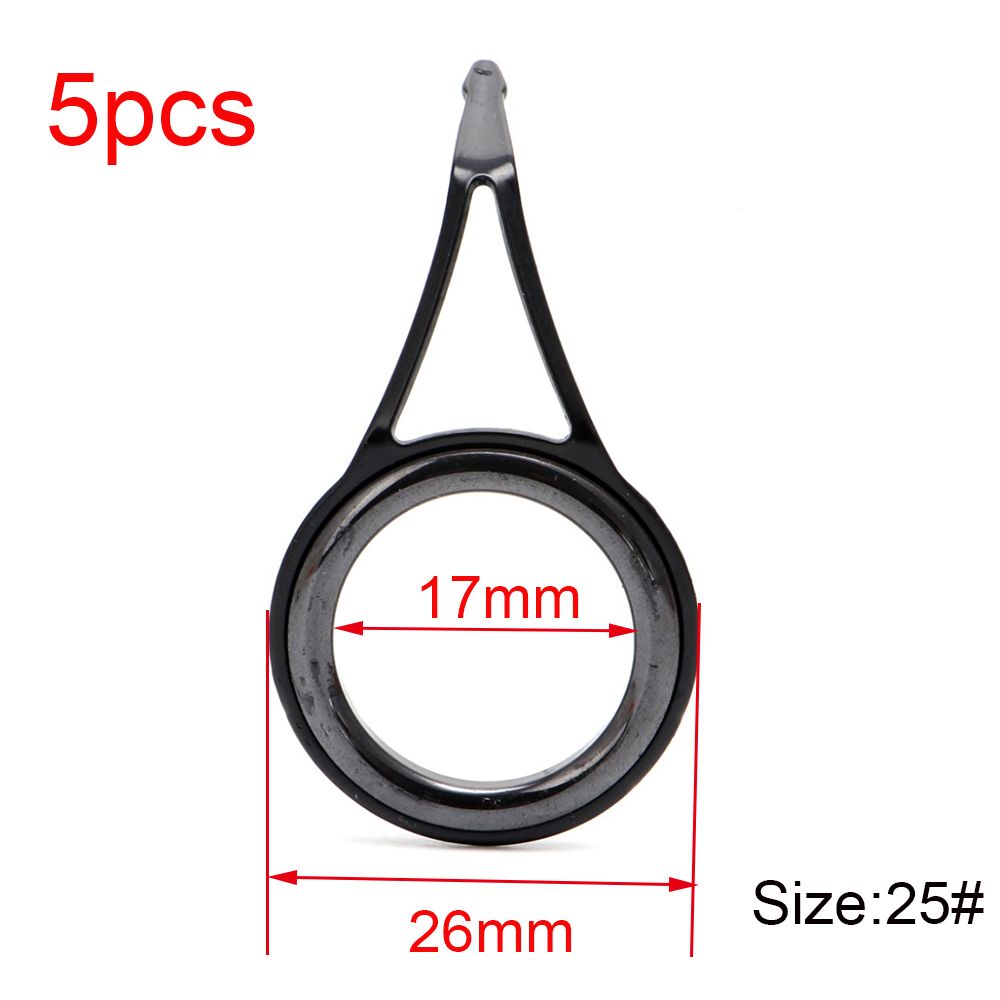 Fishing Rod Tip Replacement - ชุดซ่อมปลายคันเบ็ดตกปลา สแตนเลส ขนาดรูใน 3 มม.-23 มม.