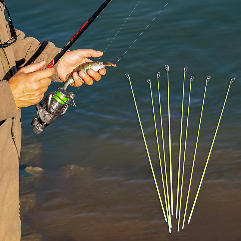 Fishing Rod Tip Replacement - ปลายคันเบ็ดตกปลาแบบไฟเบอร์กลาส ขนาด 42 ซม. จำนวน 5