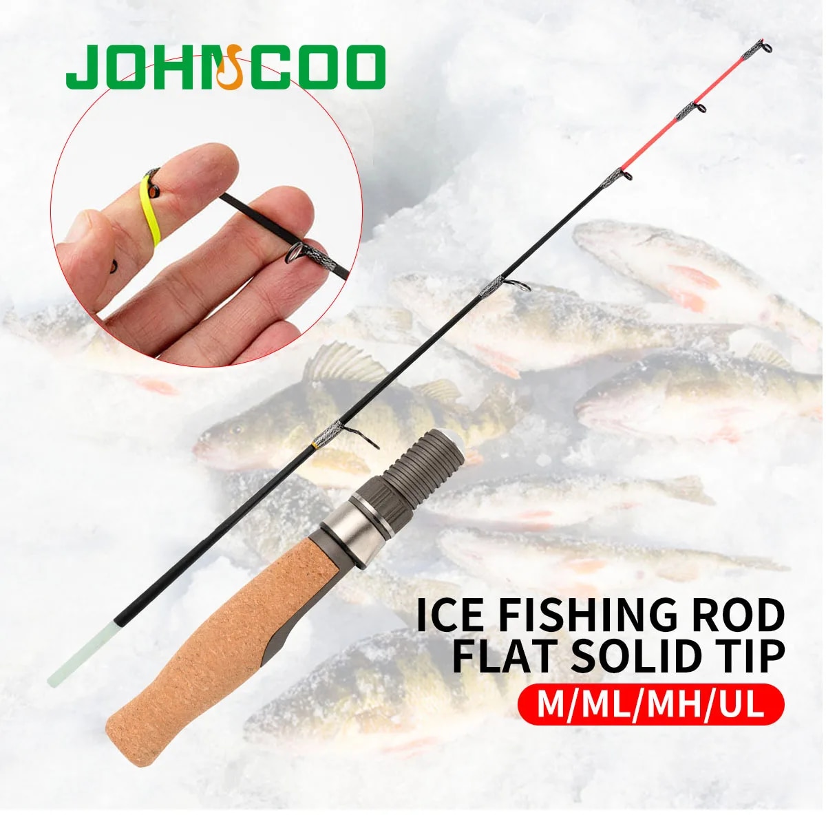 Fishing Rod Ice - เบ็ดตกปลาน้ําแข็ง 50 ซม.UL ML M MH
