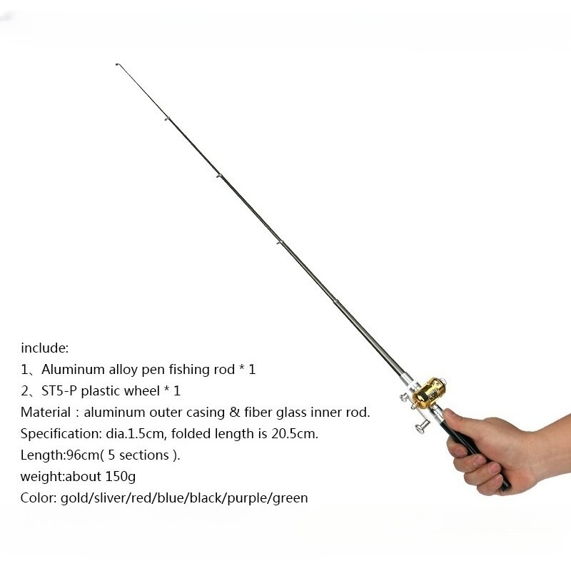เบ็ดตกปลารีลคอมโบชุดมินิกล้องส - Fishing Rod Combo บทวิจารณ์และราคา