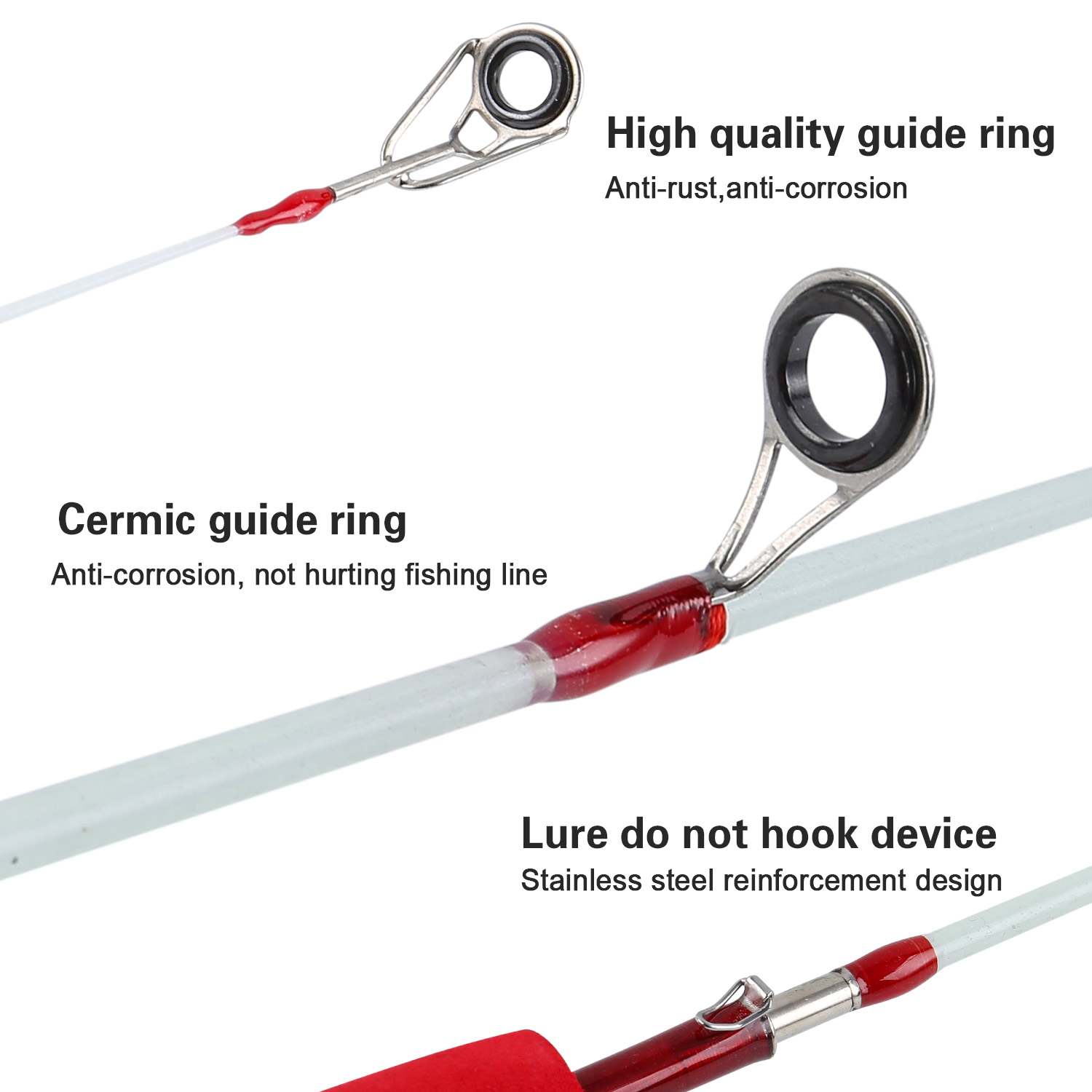 คันเบ็ดตกปลาน้ำแข็งซูเกย์ลาง 6 - Fishing Rod Ice บทวิจารณ์และราคา