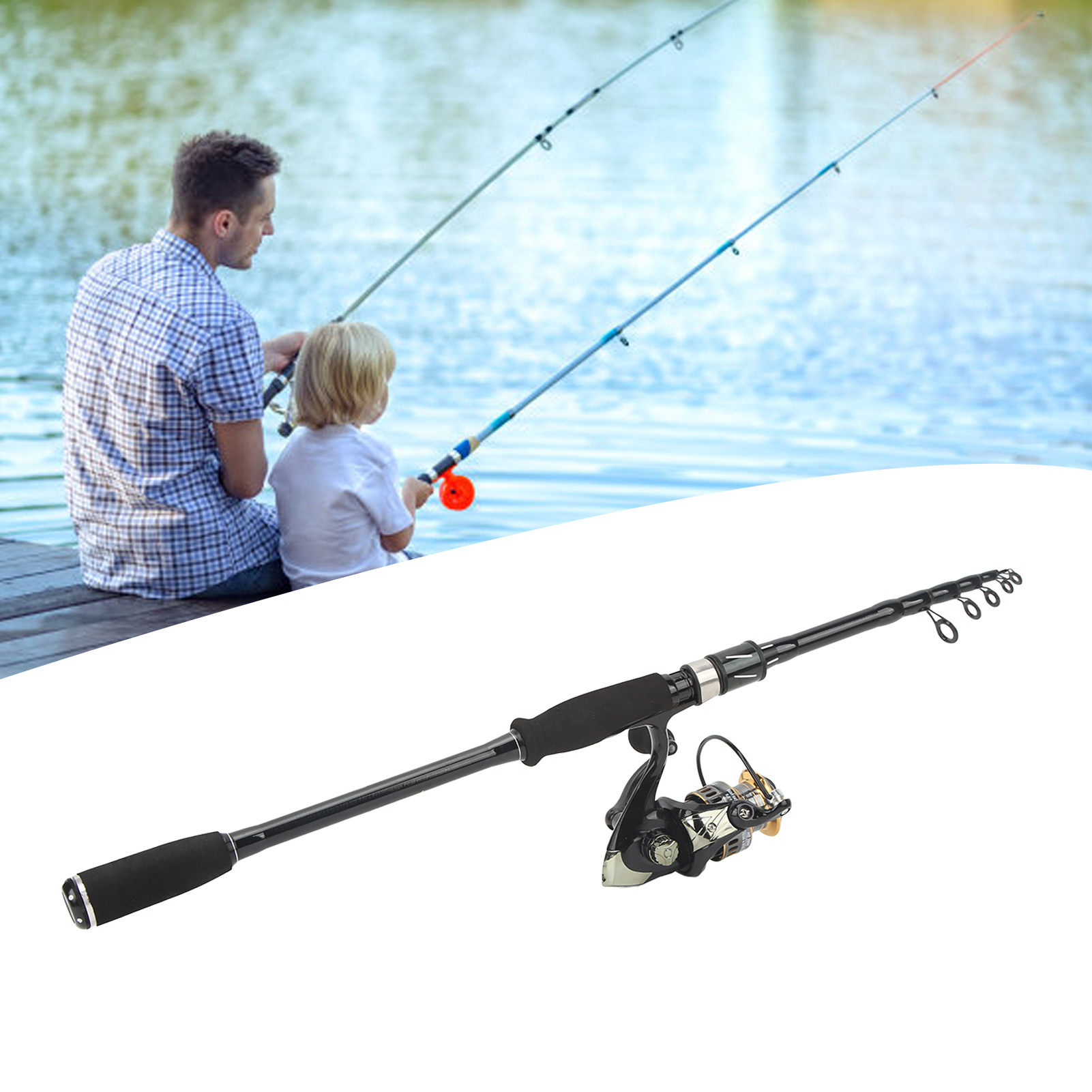 ชุดคันเบ็ดและรอกตกปลา ชุดคันเบ - Fishing Rod Combo บทวิจารณ์และราคา