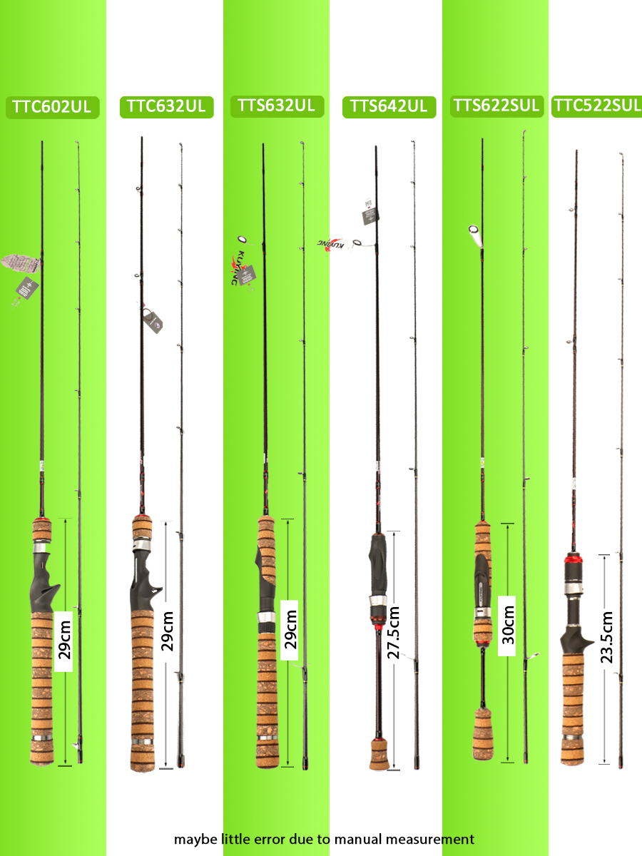 คันเบ็ดตกปลา KUYING TETON แบบ  - Fishing Rod Carbon Fiber บทวิจารณ์และราคา