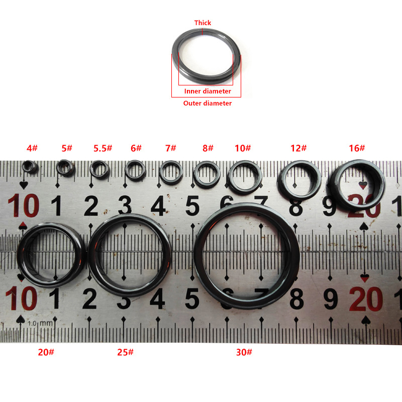✰ ✪ 48 ชิ้น วงแหวนนำสายเบ็ดตกป - Fishing Rod Guide Replacement บทวิจารณ์และราคา