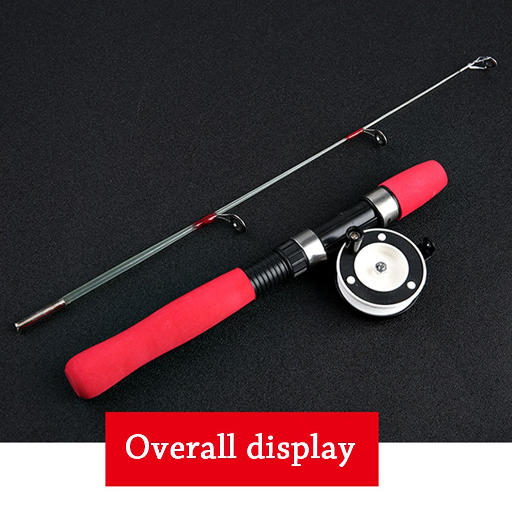รอกตกปลาแบบพกพาสำหรับตกปลาล็อบ - Fishing Rod Ice บทวิจารณ์และราคา