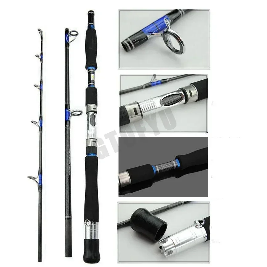 คันเบ็ดตกปลา 1.8ม. 2.1ม. 3 ท่อ - Fishing Rod Surf บทวิจารณ์และราคา