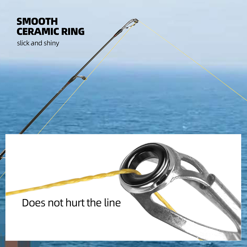 10/40 ชิ้น วงแหวนนำสายเบ็ดตกปล - Fishing Rod Guide Replacement บทวิจารณ์และราคา