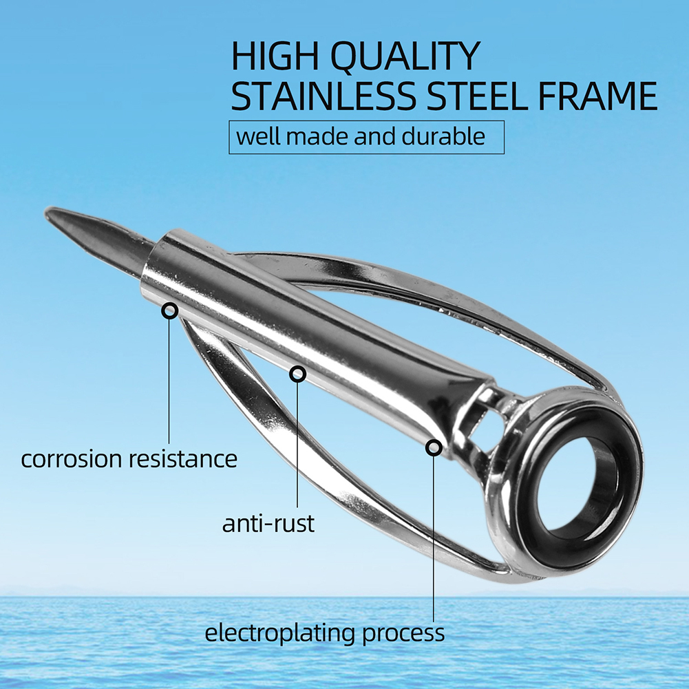 10/40 ชิ้น วงแหวนนำสายเบ็ดตกปล - Fishing Rod Guide Replacement บทวิจารณ์และราคา