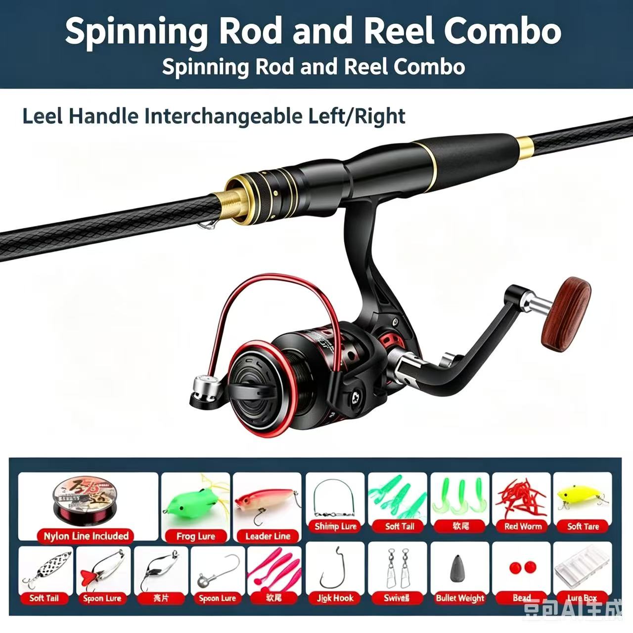 ชุดคันเบ็ดและรอกตกปลา M Power  - Fishing Rod Combo บทวิจารณ์และราคา