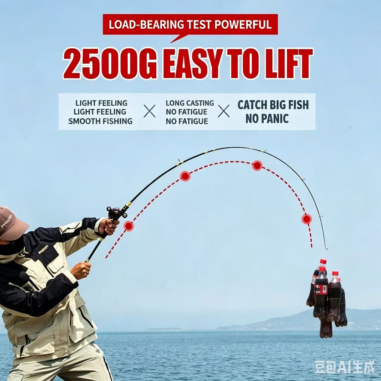 ชุดคันเบ็ดและรอกตกปลา M Power  - Fishing Rod Combo บทวิจารณ์และราคา