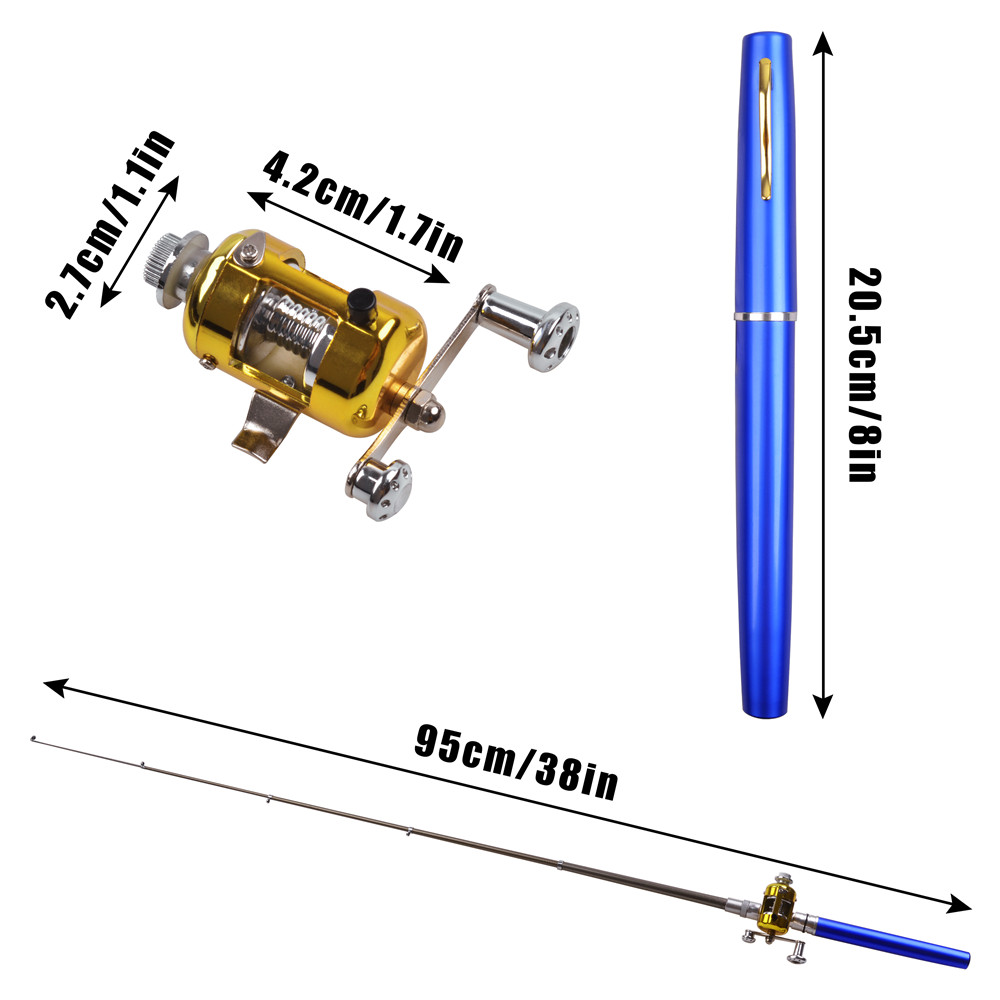 เบ็ดตกปลาน้ำแข็งขนาดเล็กพร้อมเ - Fishing Rod Fly บทวิจารณ์และราคา