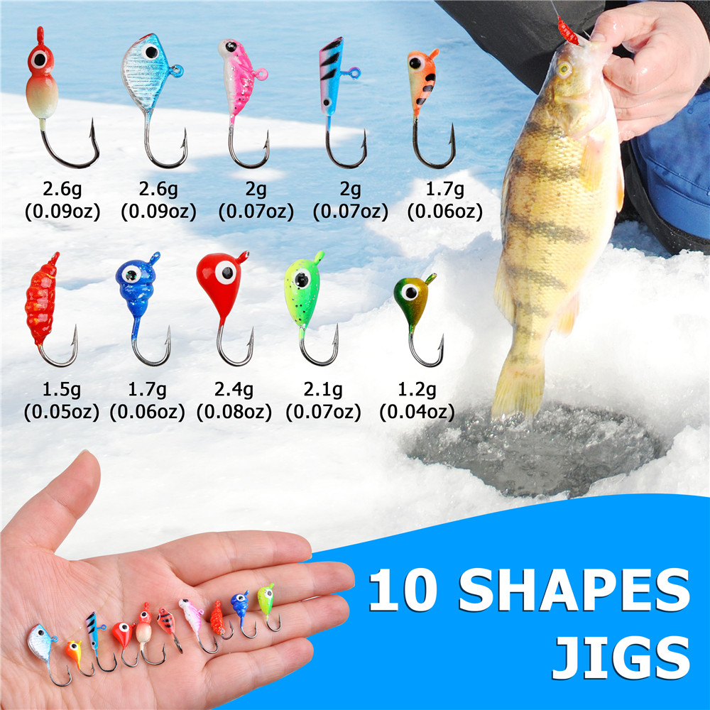 เบ็ดตกปลาน้ำแข็งขนาดเล็กพร้อมเ - Fishing Rod Fly บทวิจารณ์และราคา
